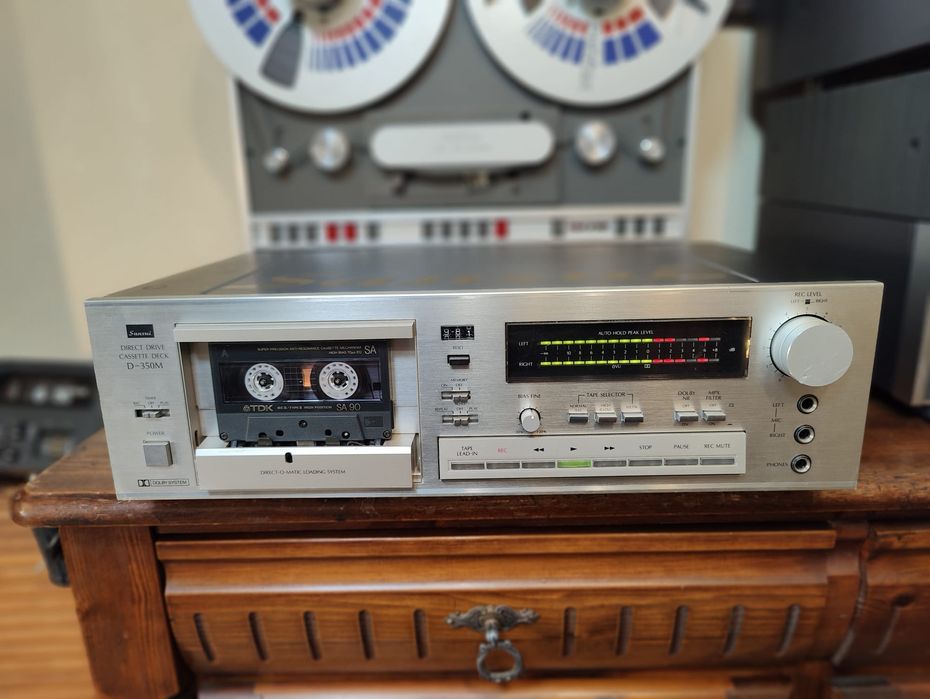 GORĄCA OKAZJA! Magnetofon Sansui  D 350 M  , po serwisie