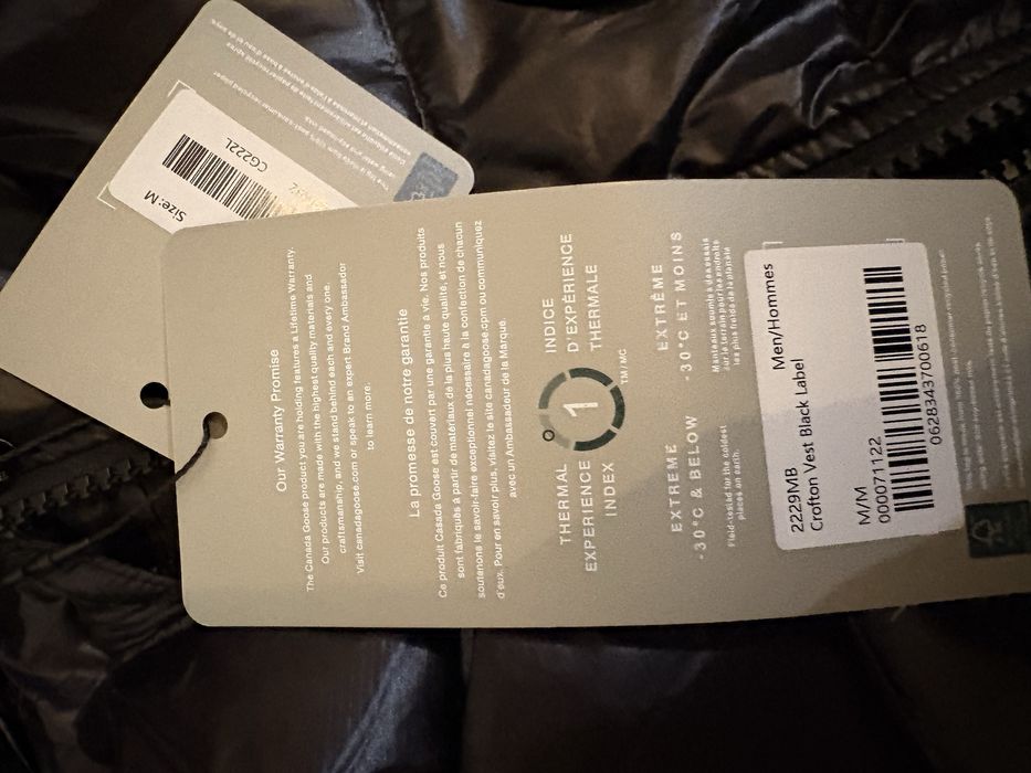 Canada goose vest