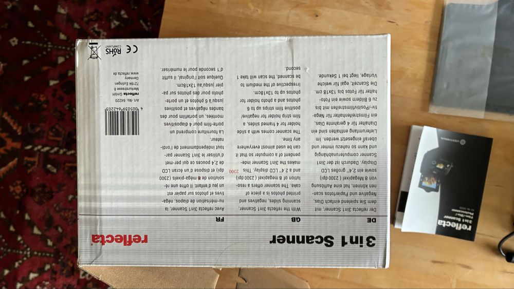 Scanner para slides e negativos