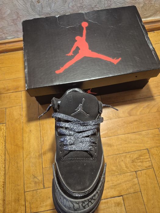 аір джордани 3 блек кети nike air jordan 3 black cat