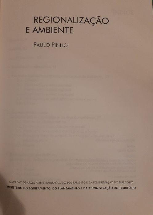 Regionalização e ambiente