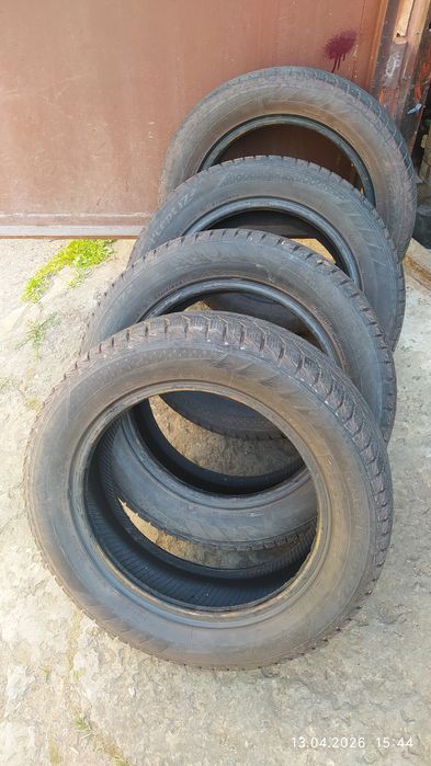 Комплект Hankook 185/60 r15 зима. Резина зимняя б/у. Шины б/у.