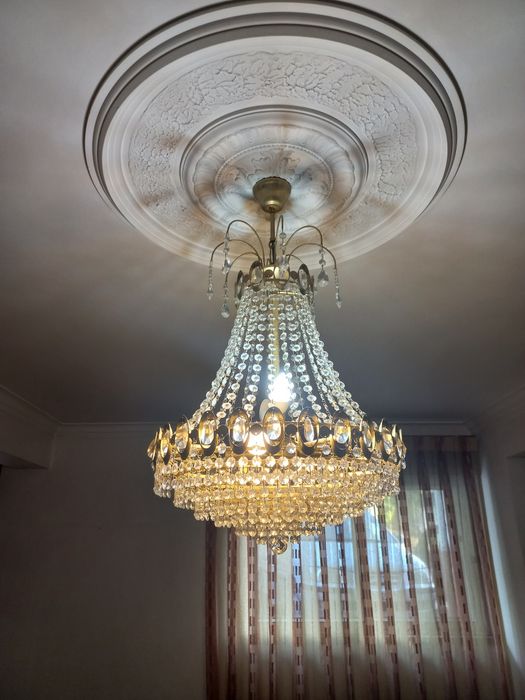 Candeeiro de Sala meio Cristal