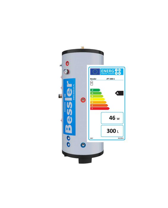 ZASOBNIK CWU BOJLER 300l z wężownicą 2,4 m² ze stali nierdzewnej