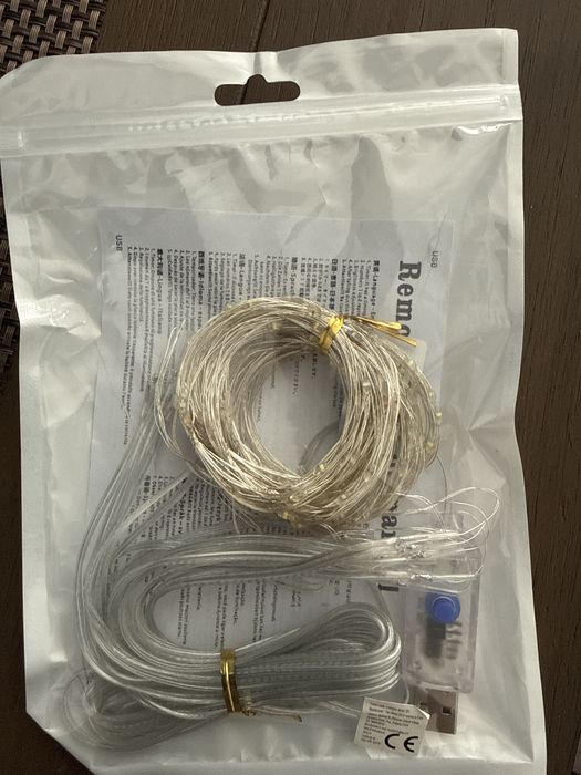 Tasma lampki led 20 metrow USB