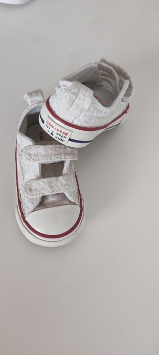 All Star brancas rendadas tam 20