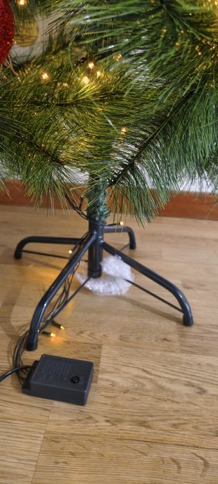 Árvore natal 1.20  toda decorada