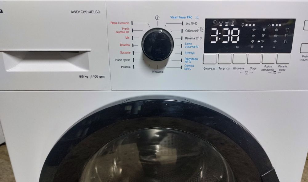 Pralko-suszarka 8/5 kg z funkcją pary