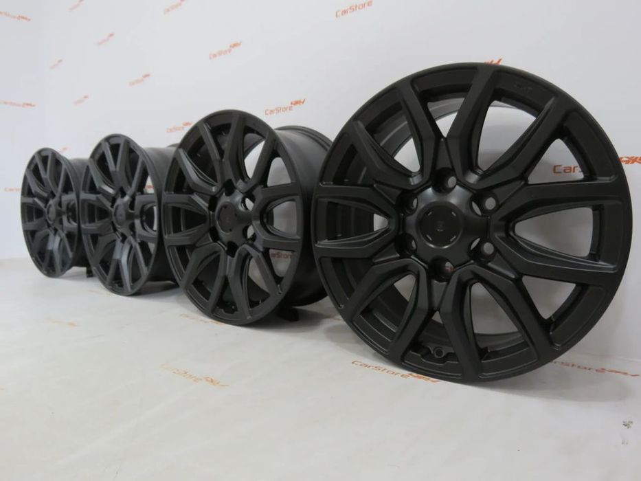 Jantes Look Toyota Hilux 17 x 7.5 et 30 6x139.7 Preto Matte