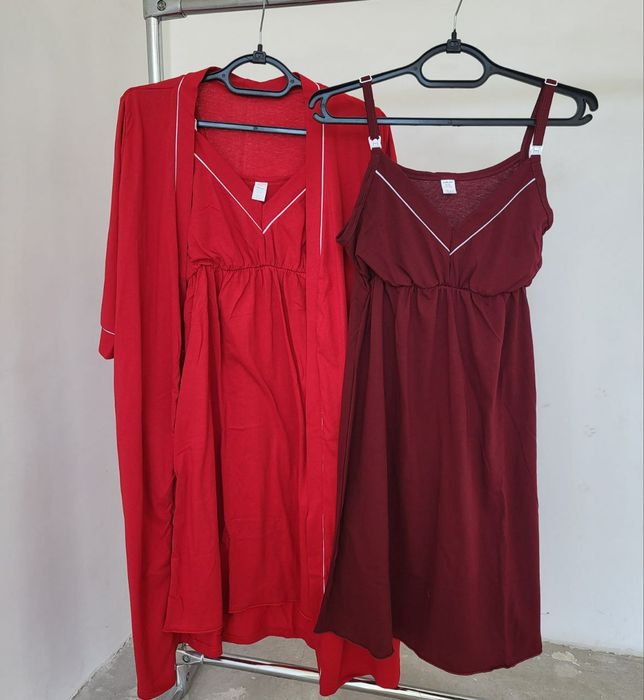 Сорочка на пологи. Сорочка для годування. Сорочка в пологовий