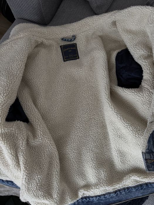 Куртка джинсова тепла під овчину colins