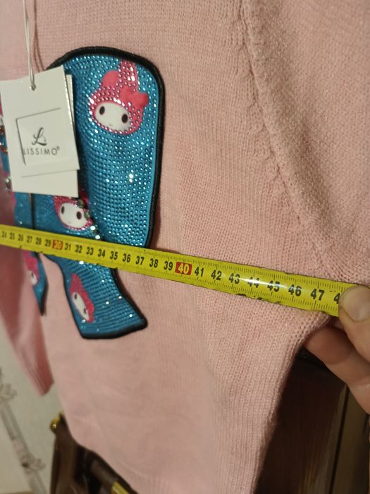 Sweterek damski z krótkim rękawem