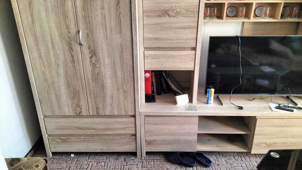 meblościanka dąb sonoma