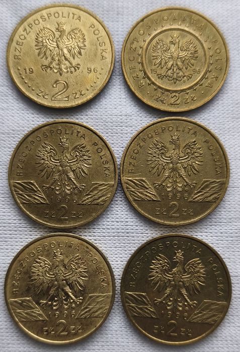 2 złote okolicznościowe 1996