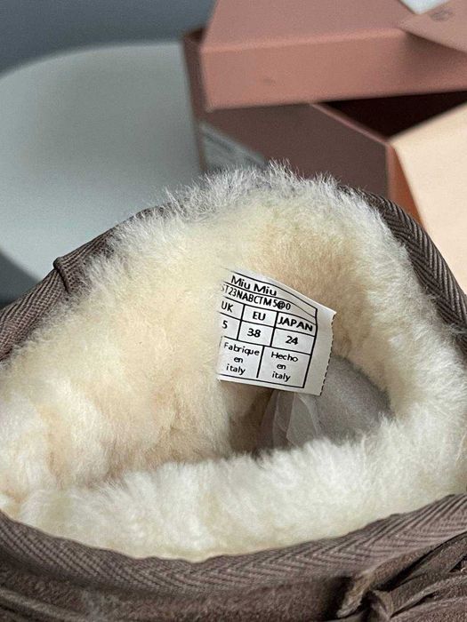 Жіночі зимові уггі MIU MIU | Угги женский зимние MIU MIU