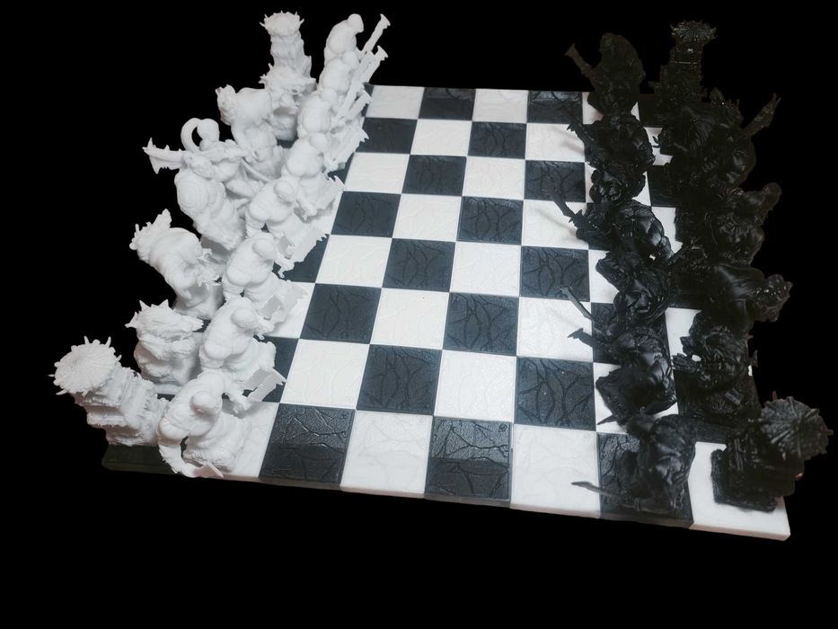 Szachy orków (styl World of Warcraft) personalizowane