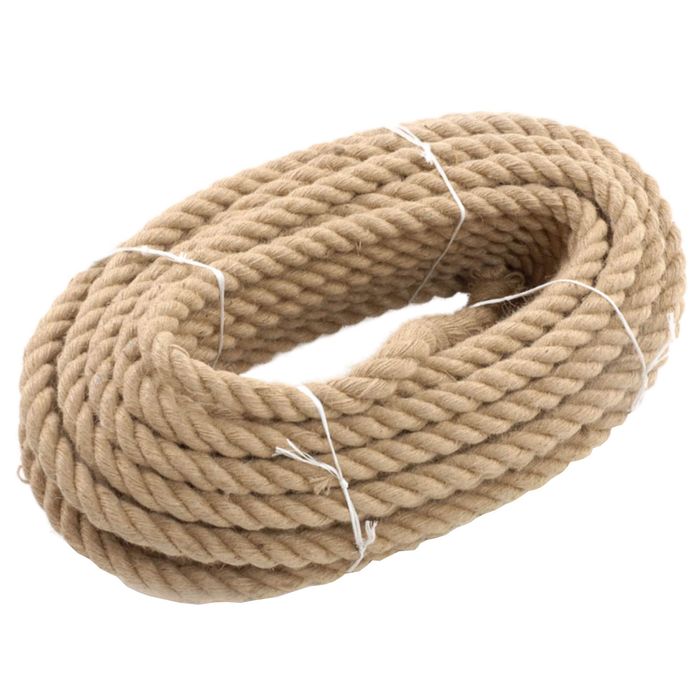 Lina JUTOWA 16mm dekoracyjna ŻEGLARSKA budowlana SZNUR naturalna 10m