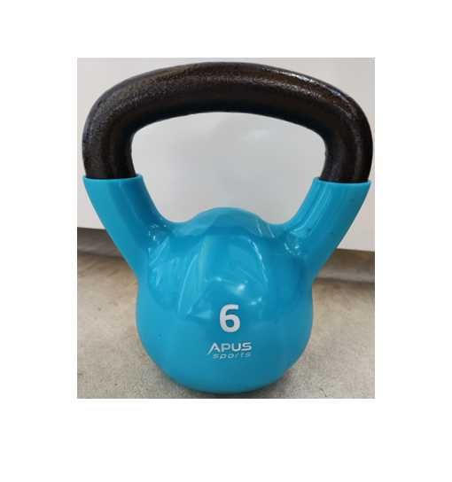 Kettlebell winylowy 6 kg Apus Sports