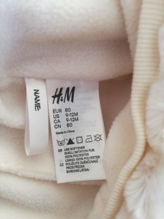 Czapka H&M dla dziewczynki