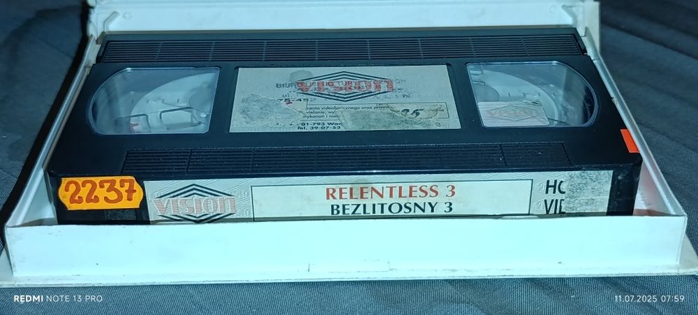 Sprzedam film na kasecie VHS bezlitosny 3