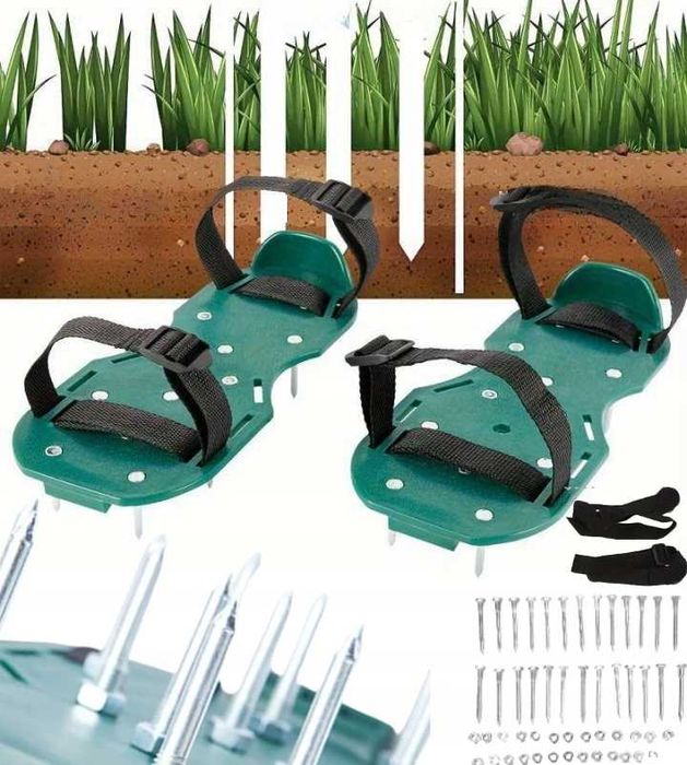 AERATOR WERTKULATOR do trawników NAPOWIETRZANIA duże Kolce na buty