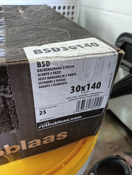 Estribos para vigas de madeira - NOVOS