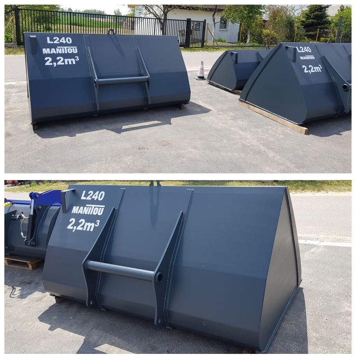 Szufla łyżka szypa do ładowarki 2,2 m3-240cm (manitou ,jcb,merlo)