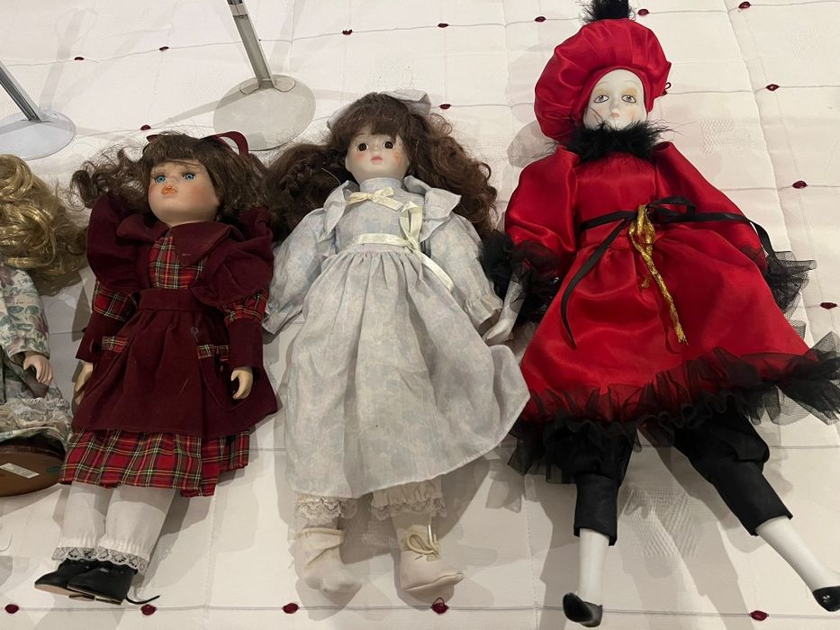 Bonecas de porcelana anos 80 e 90