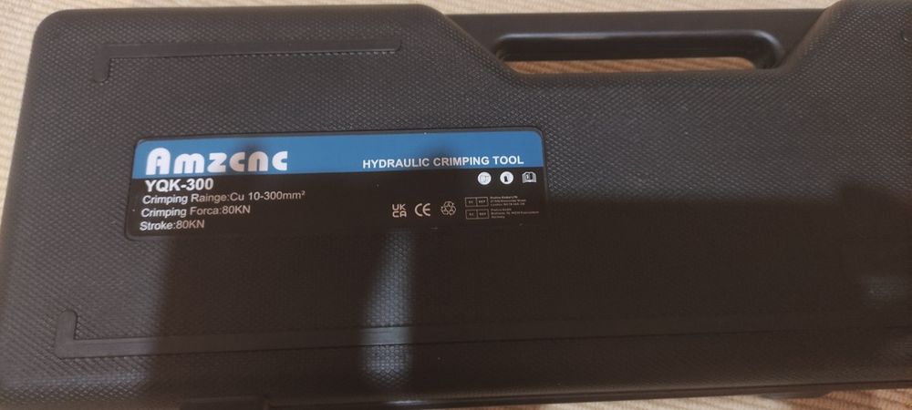 Alicate hidráulico prensa crimpador terminais cobre ou aluminio