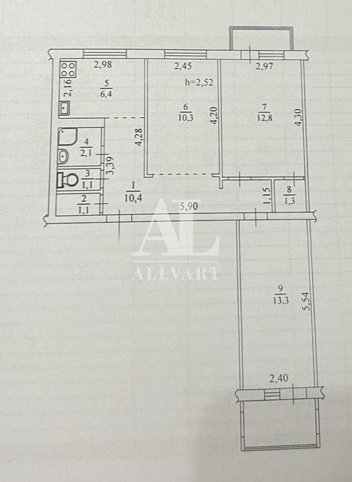 Продаж 3 кім. квартири, вул. Олега Мудрака, Новобіличі, Академмістечко