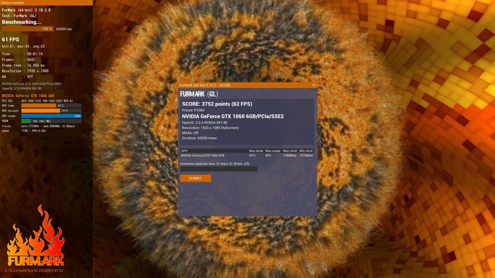 MSI GeForce GTX 1060 Gaming X 6GB