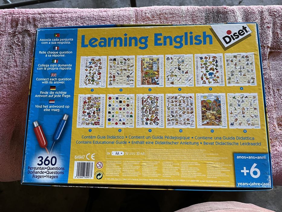 Jogo pedagógico para aprender Inglês