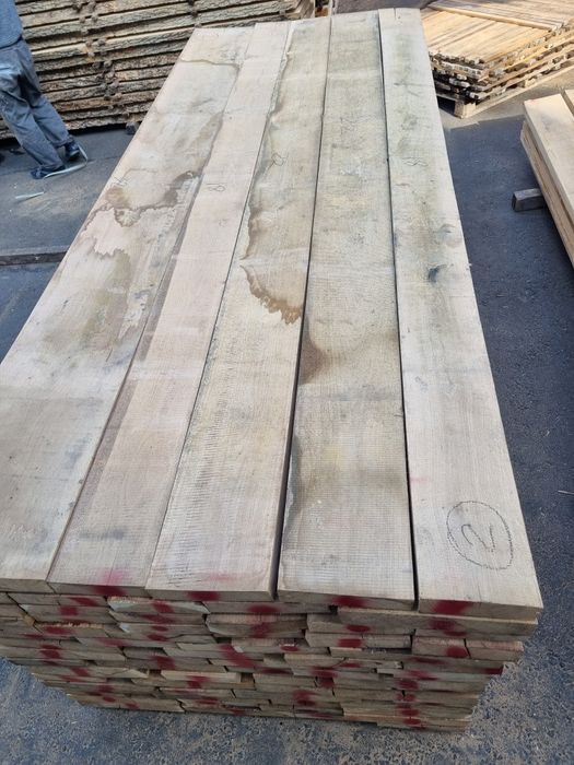 Дошка Дуб 50мм суха, mix