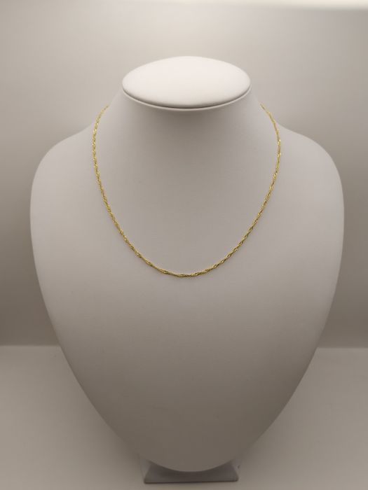 Złoty łańcuszek Singapur 45