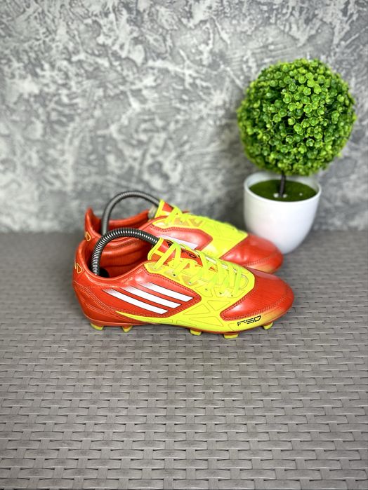 Adidas F-50 AdiZero бутсы копы сороконожки 36 размер детские яркие