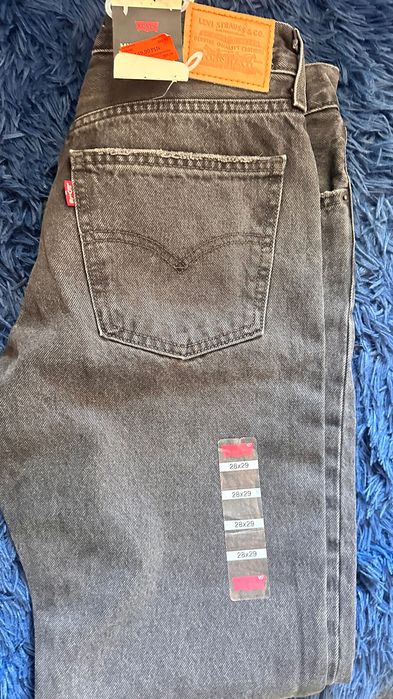 Jeansy Levi’s czarne – NOWE, rozmiar 28x29