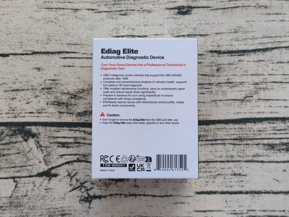 Автосканер Ediag Elite сканер помилок Kingbolen OBD2