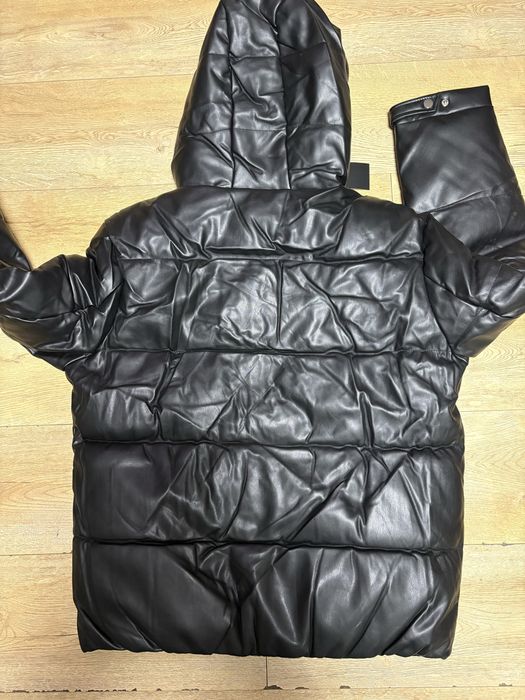 Kurtka zimowa pikowana ekoskora XXL