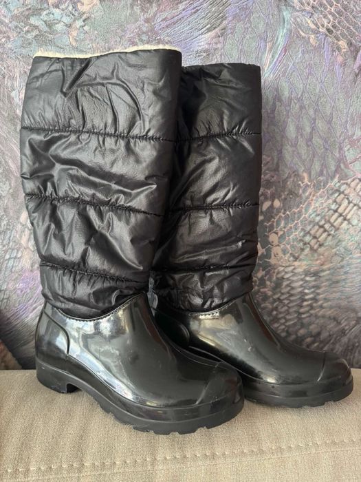 L’CarvariСапоги  зимние,осенние  дутики резиновые внутри на овчине