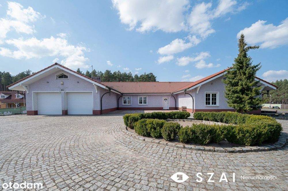 Dom 292,98m2 na dużej działce 8156m2 +budynek biurowo-magazynowy 219m2