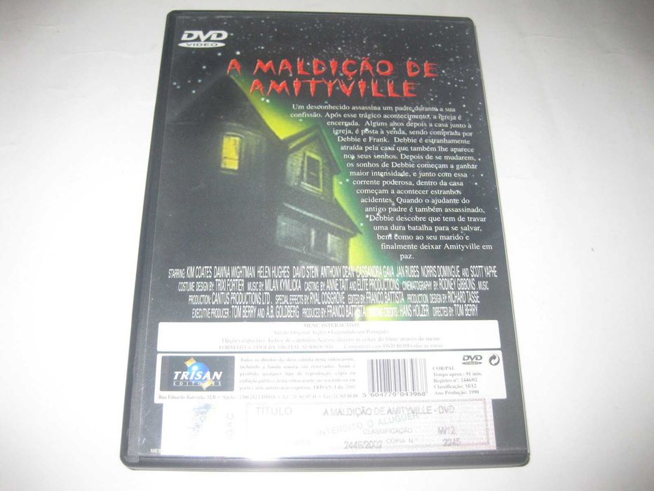DVD "A Maldição de Amityville" Raro!