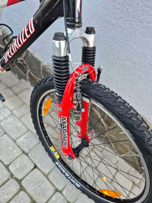 Алюмінієвий велосипед двопідвіс касета бу Specialized Rockhopper 26 M1