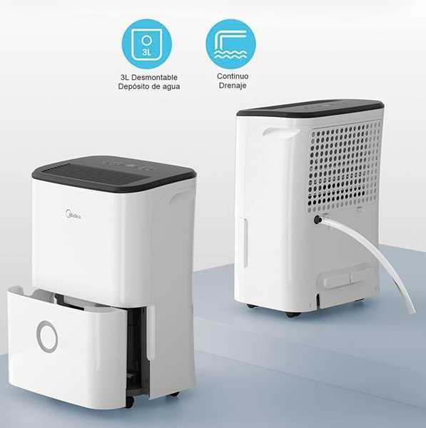 osuszacz powietrza pochłaniacz Midea MDDF-20DEN7 Biały  20 l/24h