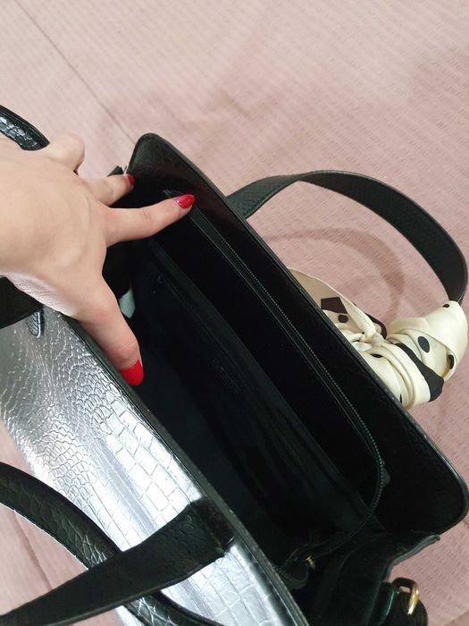 Bolsa imitação de pele