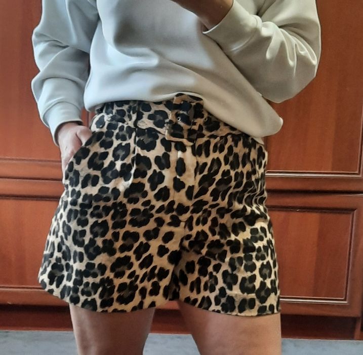 Шорти ZARA леопардові