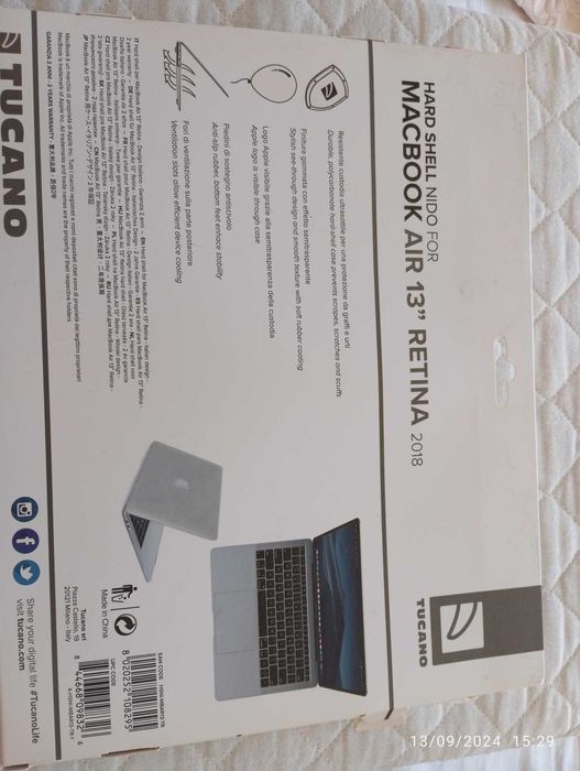 Hard Shell Tucano para Air 13" Retina 2018