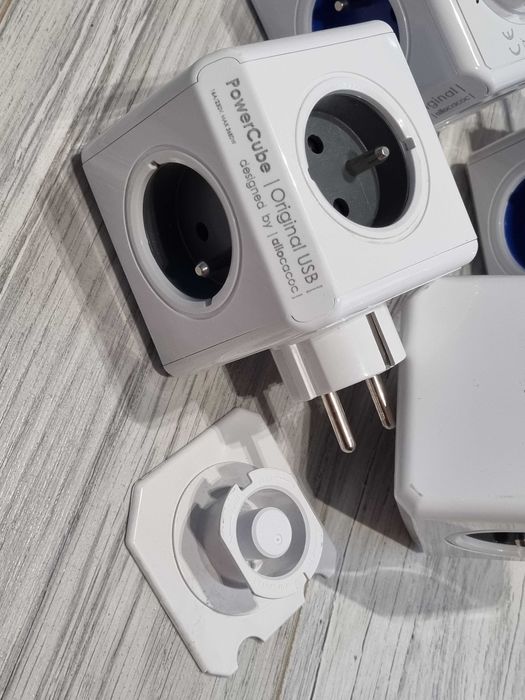 Rozgałęźnik PowerCube Original | 4 sztuki | USB | Kostka