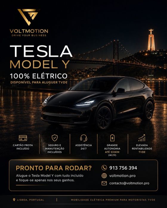 Aluguer de viaturas TVDE