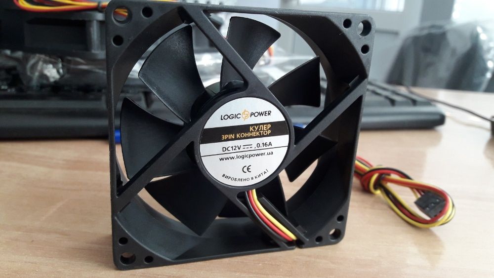 Вентилятор для корпуса logicpower 80 - 140 мм