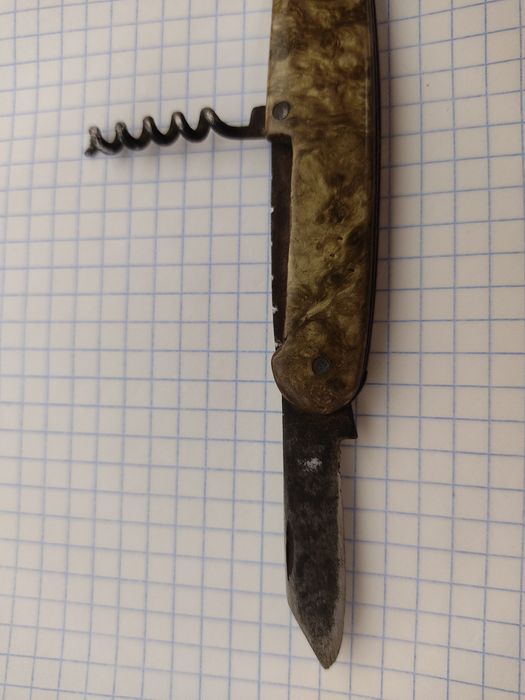 Складной нож времён СССР.